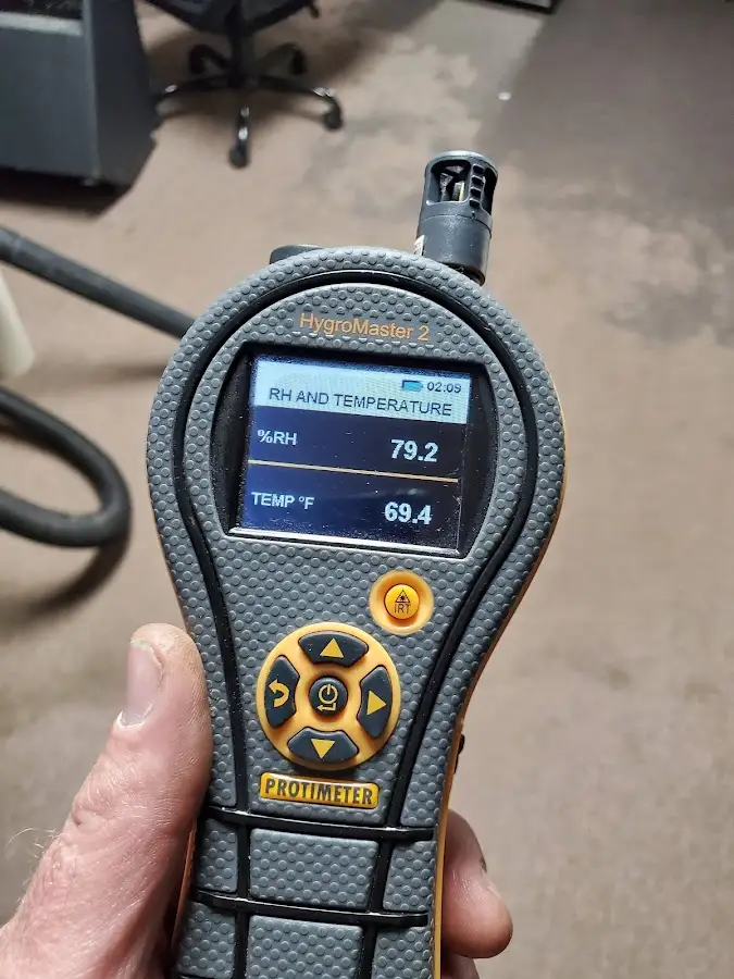 Moisture meter humidity assessment for Fire & Smoke Damage Restoration in Lapeer
